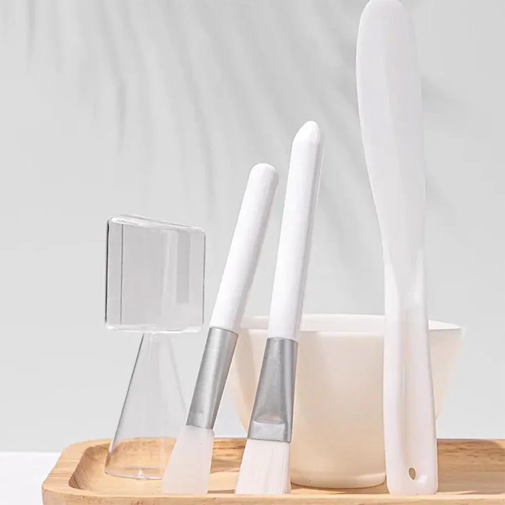 5pcs Face Set For Mask Mixing Bowl Girls Facial Skin Care Tools Kit Women Beauty Supplies Makeup Skin Care Makeup Supplies null