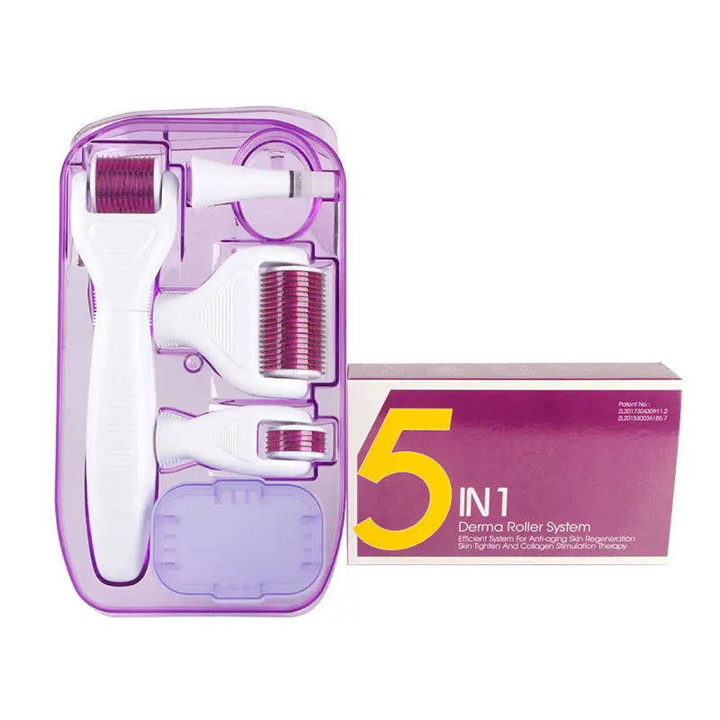 DermaKit™ 6-in-1 Derma Roller Kit Facial Microneedling Set Facial Skin Care Tools Gift Set null