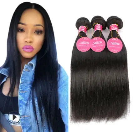 Real Human Hair Wig - Natural Color Hair Extension null