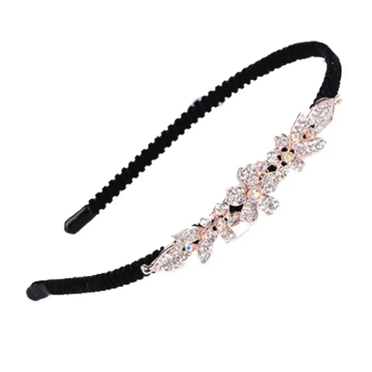 Rhinestone Bow Headband For Women Head Accessories null