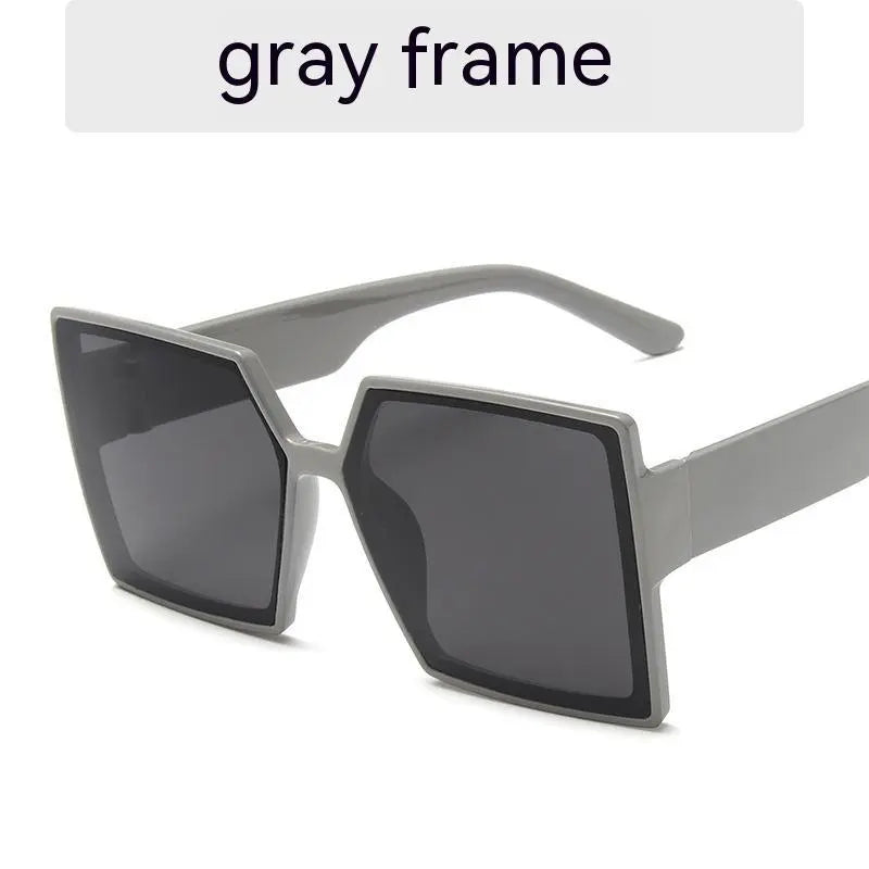New Large Square Frame Sunglasses For Women null
