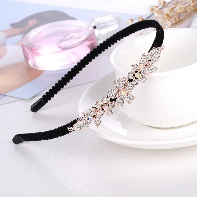 Rhinestone Bow Headband For Women Head Accessories null