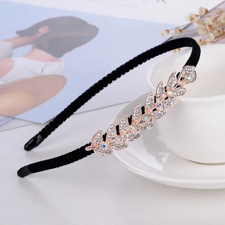Rhinestone Bow Headband For Women Head Accessories null