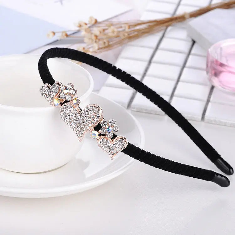 Rhinestone Bow Headband For Women Head Accessories null