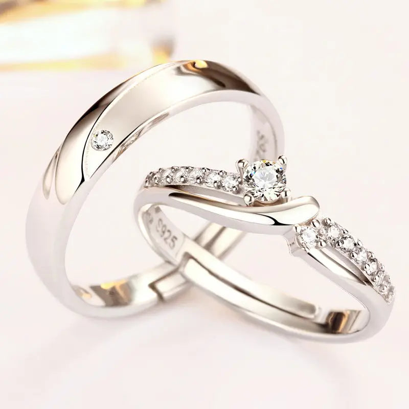 Couple Ring One Ring Simple null
