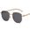 Oval Frame Metal Chain Sunglasses For Women