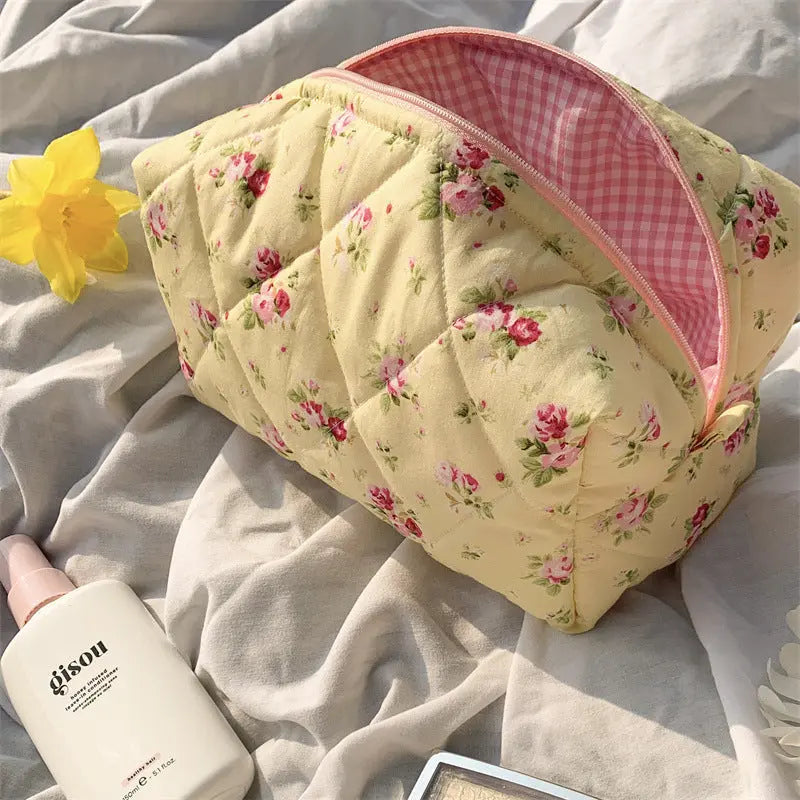 Bow Cosmetic Bag Large Capacity Travel Skincare Storage null