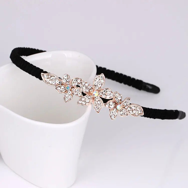 Rhinestone Bow Headband For Women Head Accessories null