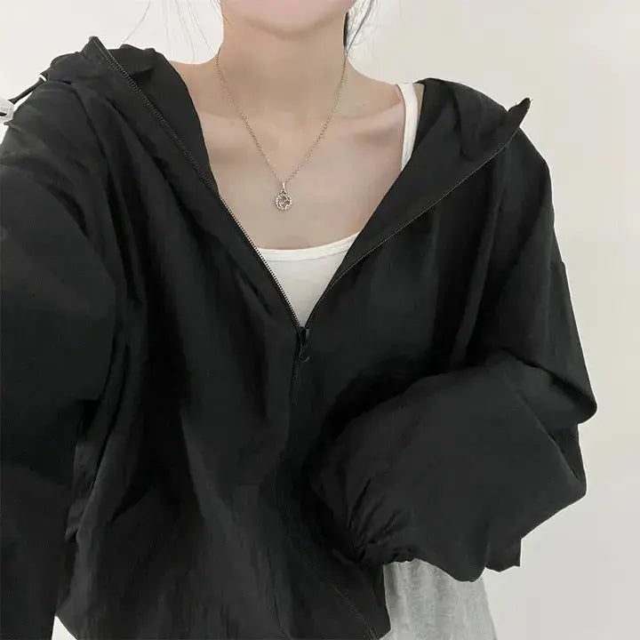 Sun Protection Clothing For Women Summer Spring Thin Breathable Jacket null