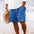 Stripe Print Shorts Summer Fashion Drawstring Sweatpants Casual Clothing For Men