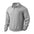 Lapel Jacquard Half-zipper Sweatshirt Fashion Solid Color Long-sleeved Tops For Men Clothing