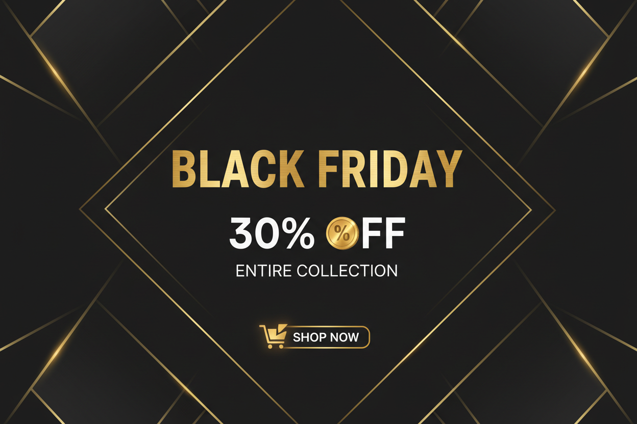 Black Friday Mobile Banner 30% off Sale  Height 500px width 360px