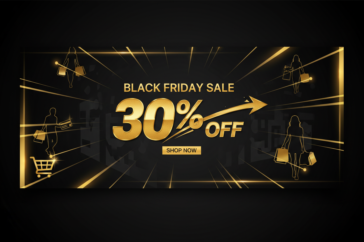 Black friday sale 30% off