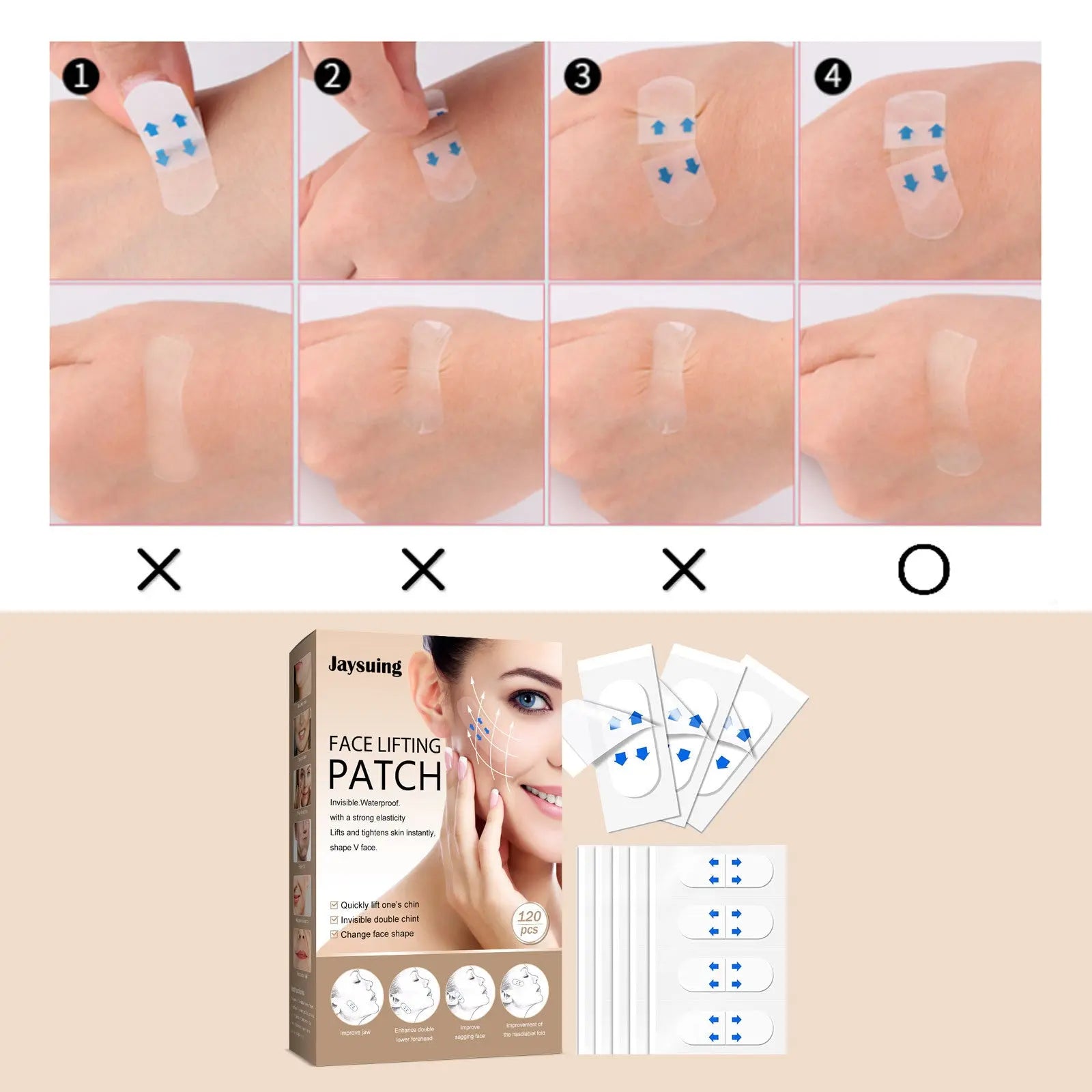 Skin Tightening And Wrinkle Reducing Skincare Patch null