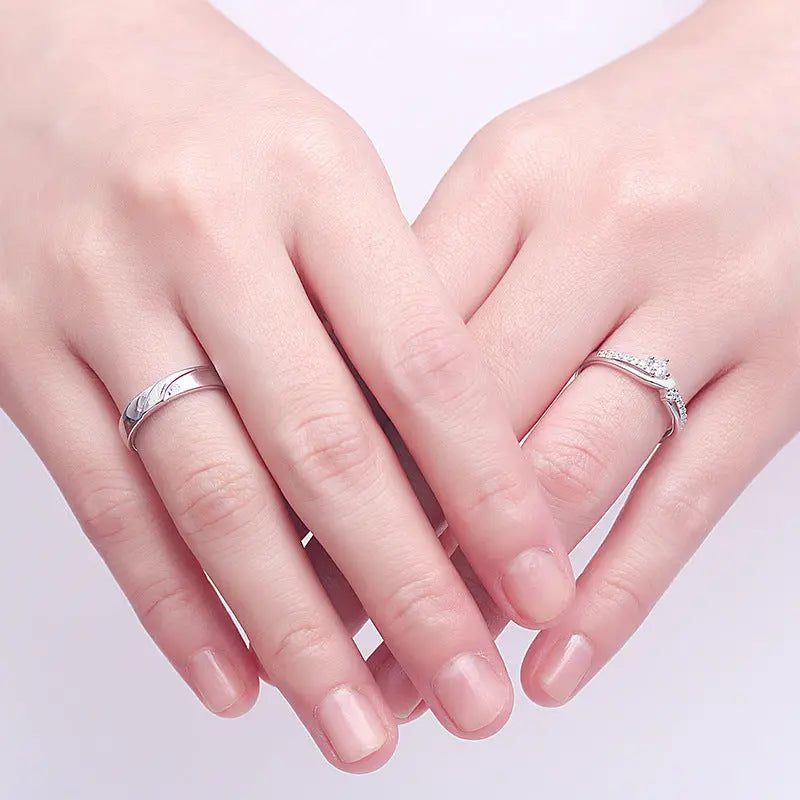 Couple Ring One Ring Simple null