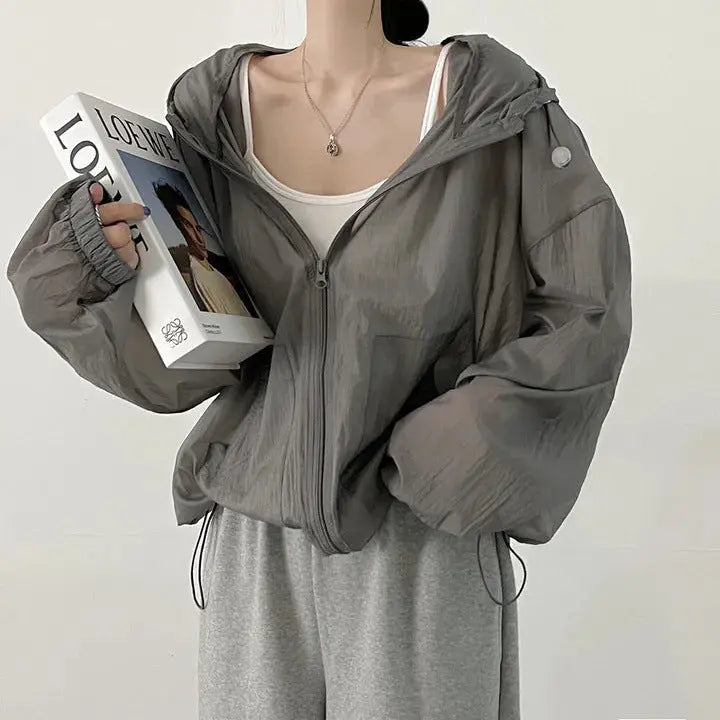 Sun Protection Clothing For Women Summer Spring Thin Breathable Jacket null