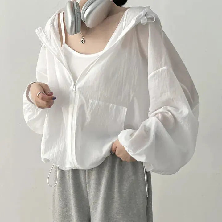 Sun Protection Clothing For Women Summer Spring Thin Breathable Jacket null